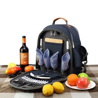 Mochila Térmica Portátil para Picnic con Compartimentos Multifuncionales