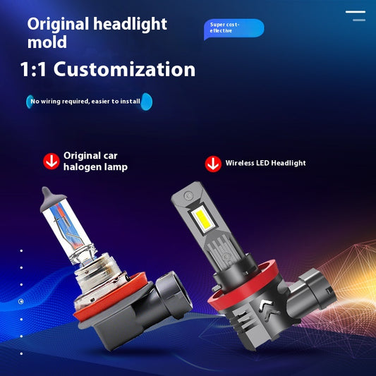 Foco LED H7 H1 de Alta Potencia para Auto - Instalación Directa