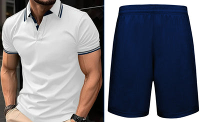Playera Slim Fit con Cuello Solapa, Rayas Ribeteadas y Costuras Contrastantes - Image 9