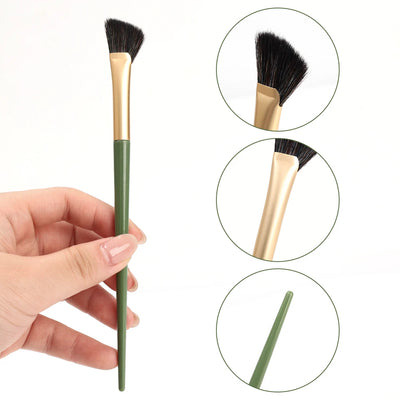 Brocha Abanico para Contorno Nasal - Herramienta de Maquillaje Profesional Suave y Precisa - Image 12