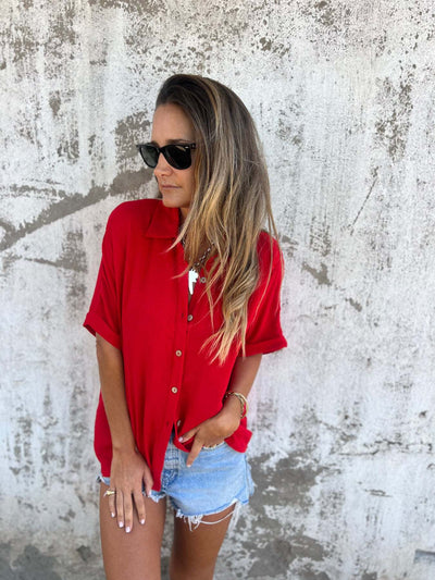 Blusa Casual de Cuello Vuelto para Mujer - Image 32