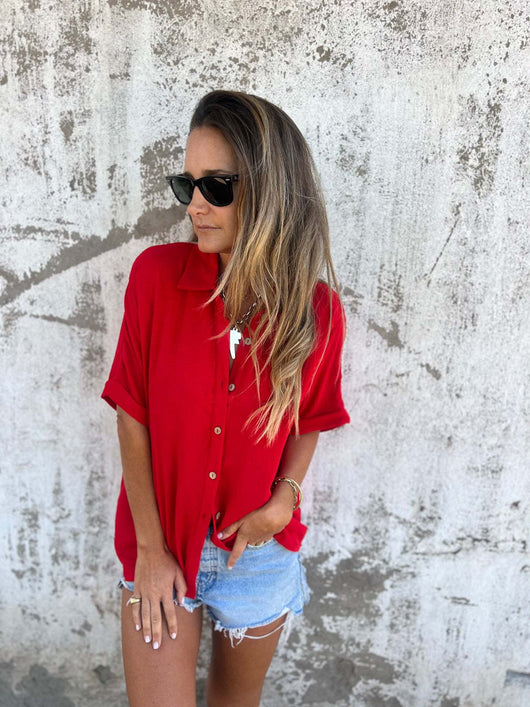 Blusa Casual de Cuello Vuelto para Mujer - Image 32