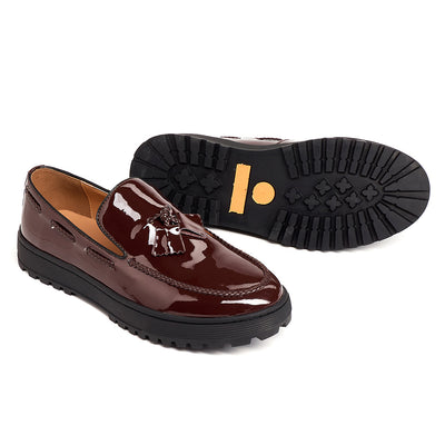 Mocasines Casuales de Cuero para Hombre con Borlas - Cómodos y Elegantes - Image 5