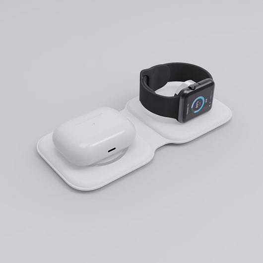 Cargador Inalámbrico Magnético 3 en 1 con Carga Rápida 15W y Diseño Plegable - Image 4