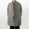 Chaqueta Acolchada Estilo Chino de Algodón y Lino para Hombre