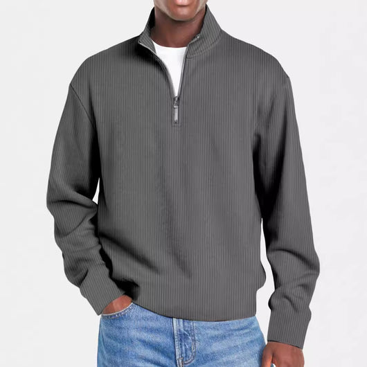 Suéter Deportivo Slim Fit para Hombre con Cierre - Image 4