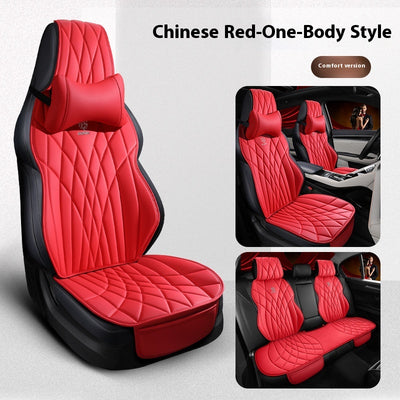 Funda de Asientos de Cuero Premium para Auto - Juego Completo 5 Plazas - Image 13