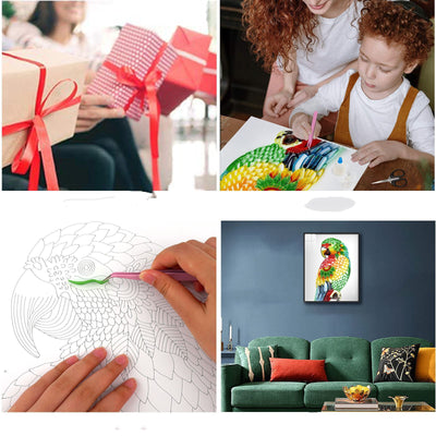 Cuadro de Papel Acolchado - Manualidad Creativa Hecha a Mano - Image 12