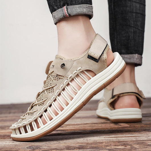 Sandalias Deportivas Tejidas con Drenaje Rápido para Senderismo y Trekking - Image 5