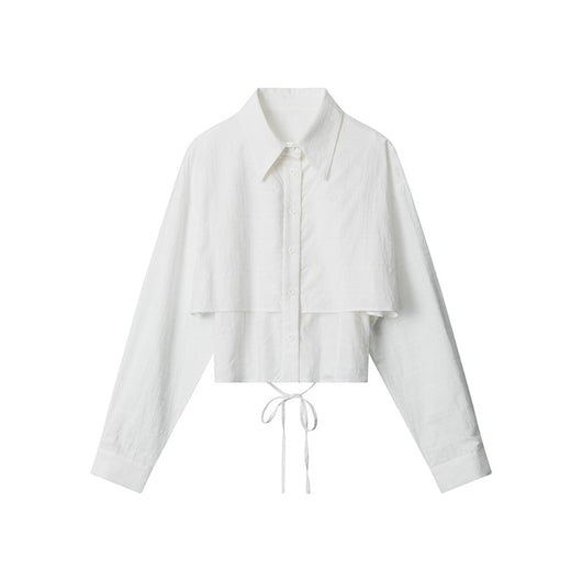 Blusa Preppy Dos Piezas Suelta para Mujer - Estilo Europeo y Americano - Image 13