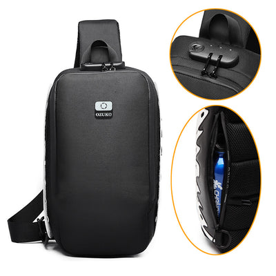 Bolsa Pecho Hombre Estilo Urbano - Mensajero Trendy de Marca - Image 11