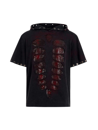 Camiseta Holgada para Hombre con Capucha y Lentejuelas - Image 14