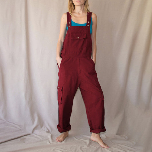 Overol Cargo Multibolsillos para Mujer - Estilo Casual - Image 12