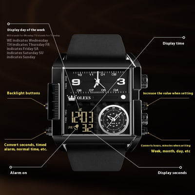 Reloj Deportivo Multifunción con Movimiento de Cuarzo - Image 7