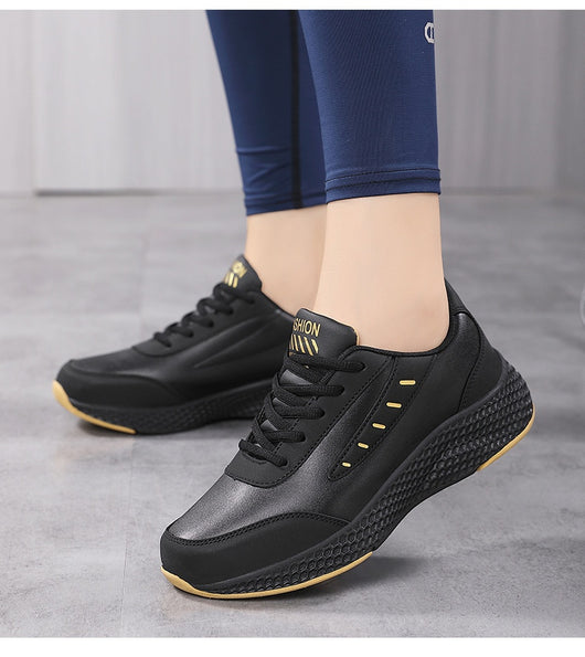 Tenis Casuales para Mujer Punta Redonda Suela Plana Cómodos - Image 15