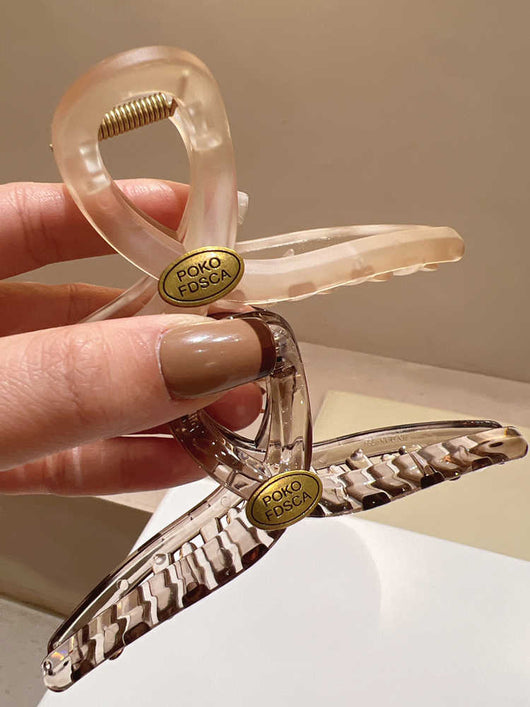 Pinzas para Cabello Ovaladas Grandes Dorado Antiguo Distressed Marrón Otoño - Image 6