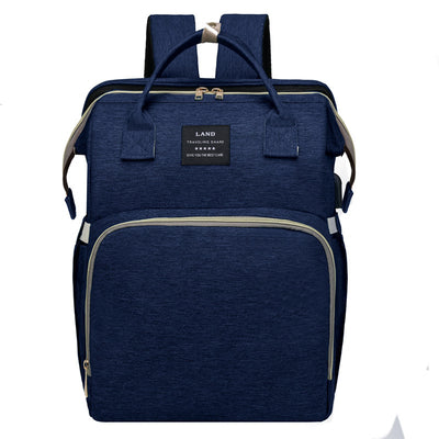 Mochila Maternal Multifuncional con Red Antimosquitos, Capacidad Grande y Cuna Plegable - Image 7