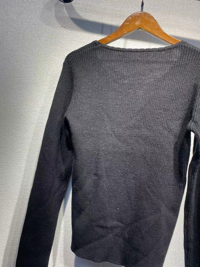 Suéter Tejido Cuello Amplio Manga Larga para Mujer - Image 18