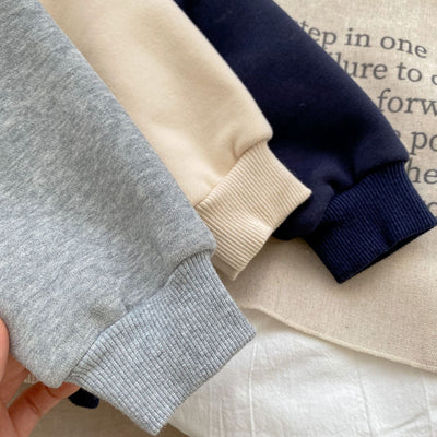 Cardigan Infantil con Forro Polar y Bordado de Letras - Image 14