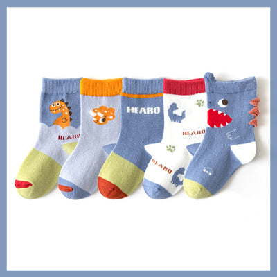 Calcetines Escolares Infantiles de Color Sólido - Tubo Medio Clásico - Image 10