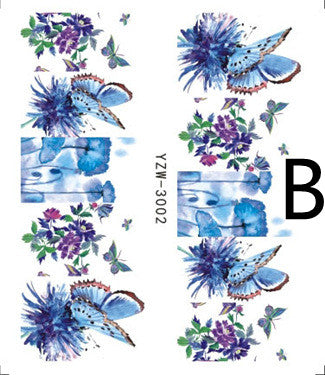 Stickers de Uñas Mariposa Negra - Diseño Elegante - Image 43