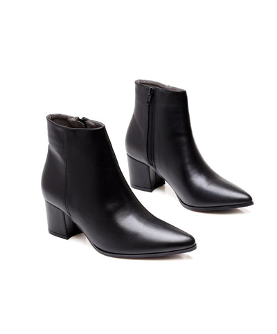Botas Martin de Tacón Alto Punta Fina con Suela Gruesa - Image 10