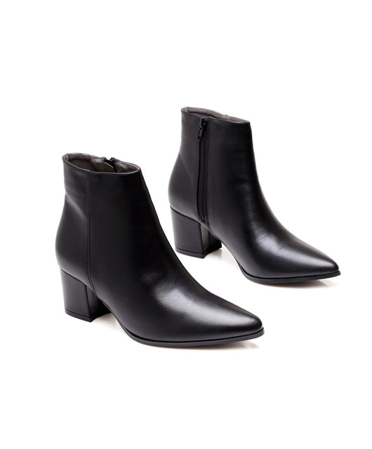 Botas Martin de Tacón Alto Punta Fina con Suela Gruesa - Image 10