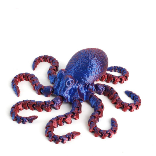 Pulpo Articulado con Impresión Adorable - Juguete Flexible - Image 10