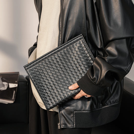 Bolsa Tejida a Mano para Hombre