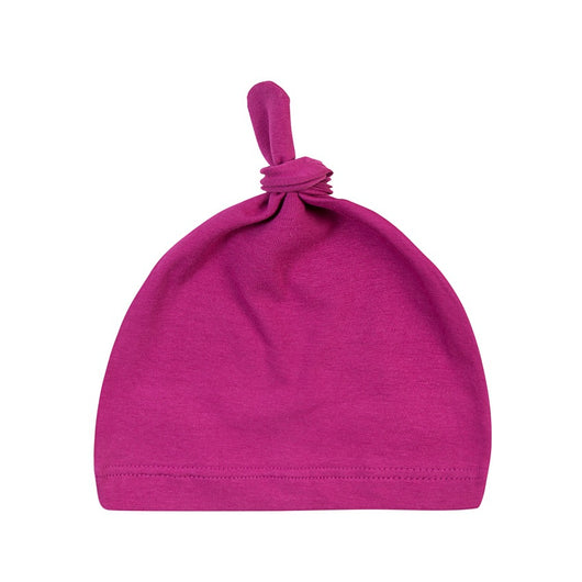 Gorro Anudado para Recién Nacido - Color Sólido Talla Única - Image 5