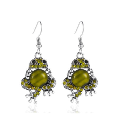 Aretes Elásticos Rana Ópalo Adorable - Image 6