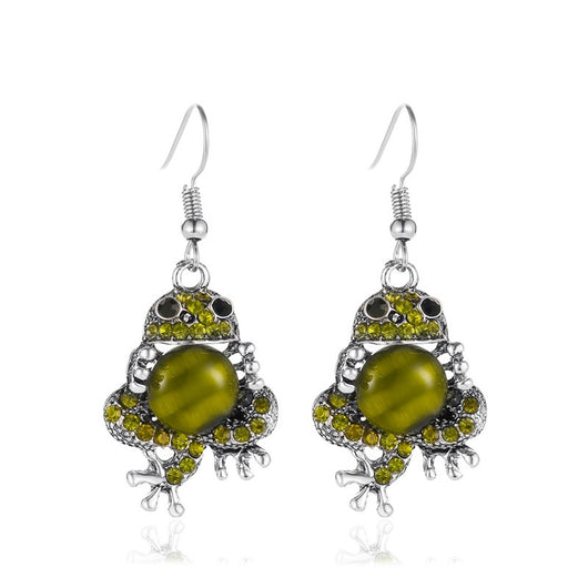 Aretes Elásticos Rana Ópalo Adorable - Image 6
