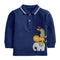 Camiseta Infantil Little Maven Otoño - Estilo Europeo para Niños