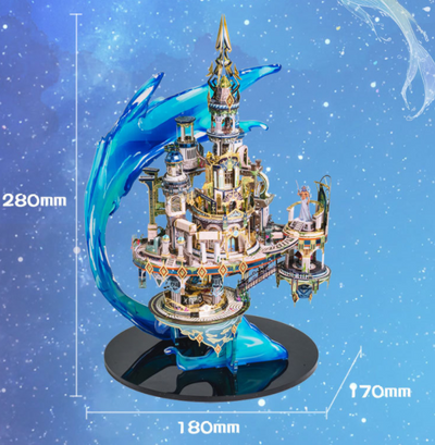 Puzzle 3D Metálico Atlantis - Modelo de Ensamblaje Tridimensional - Image 12