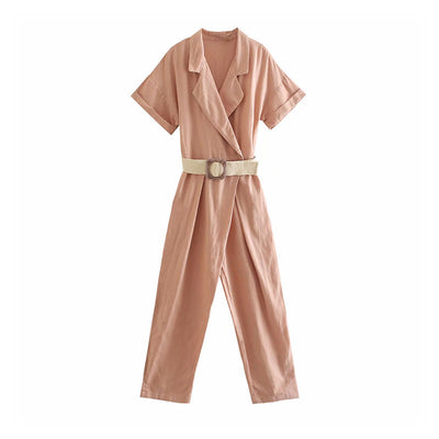 Jumpsuit Elegante Tipo Traje con Cuello - Estilo Europeo Versátil - Image 7