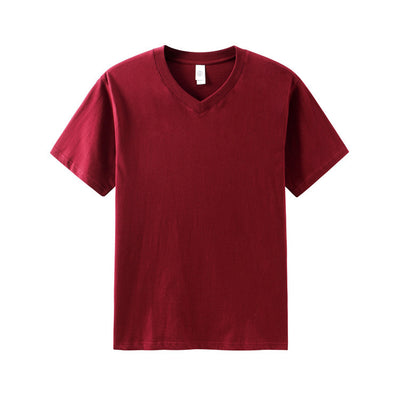 Camiseta de Algodón Puro Cuello V Hombre - Ajuste Relajado - Image 3