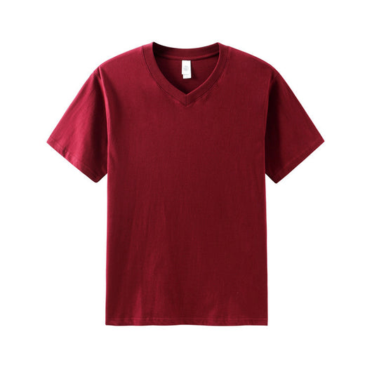 Camiseta de Algodón Puro Cuello V Hombre - Ajuste Relajado - Image 3