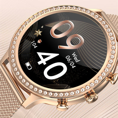 Reloj Inteligente para Mujer con Llamadas Bluetooth y Correa de Silicona - Image 19