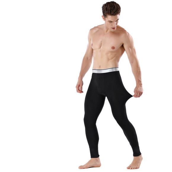Pantalones Casuales de Algodón con Forro de Terciopelo para Hombre Plus Talla