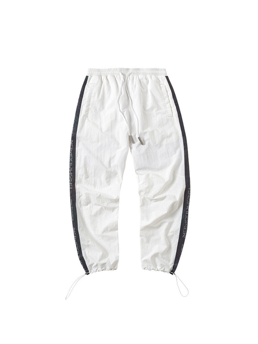 Pantalones Deportivos Reflectantes con Cordón - Diseño Suelto y Moderno - Image 5