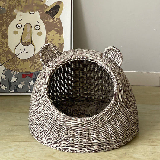 Casa para Gatos Tejida a Mano - Refugio Semicerrado Acogedor - Image 15