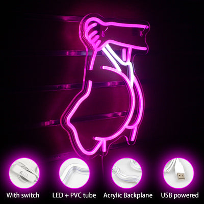 Luces de Neón Estilo Bar - Diseño Figuras Elegantes - Image 2
