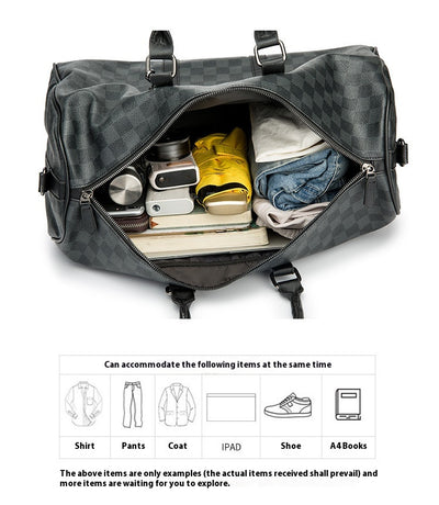 Bolso Bandolera Cuadros Coreano de Gran Capacidad para Viajes - Image 39