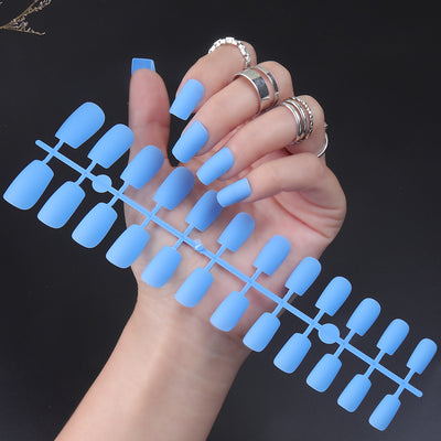 Stickers de Uñas Cuadradas Mate Color Sólido - Image 10