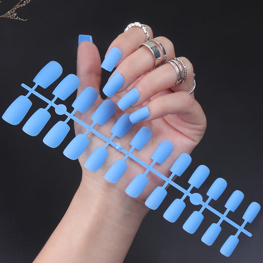 Stickers de Uñas Cuadradas Mate Color Sólido - Image 10