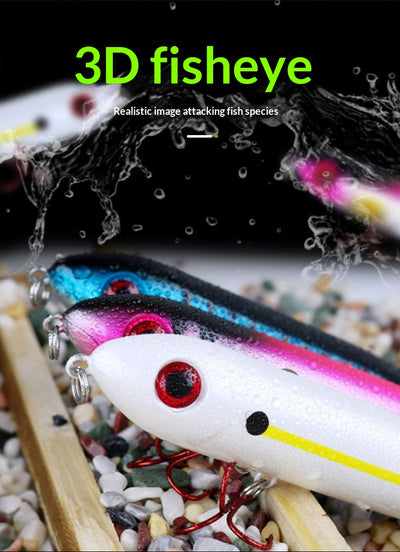 Señuelos Flotantes Realistas con Ojos de Pez para Pesca de Altura - Image 12