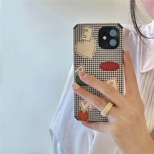 Funda Protectora Antigolpes Estampado Cuadrícula Alfabeto Inglés - Image 11