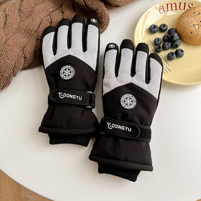 Guantes de Cuero para Esquí con Pantalla Táctil - Calidez y Tecnología para Hombre - Image 5