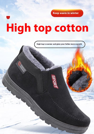 Zapatos Térmicos Acolchados Antideslizantes para Hombre – Estilo Beijing Tradicional - Image 15