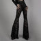 Pantalones Boho Transparentes Acampanados para Mujer